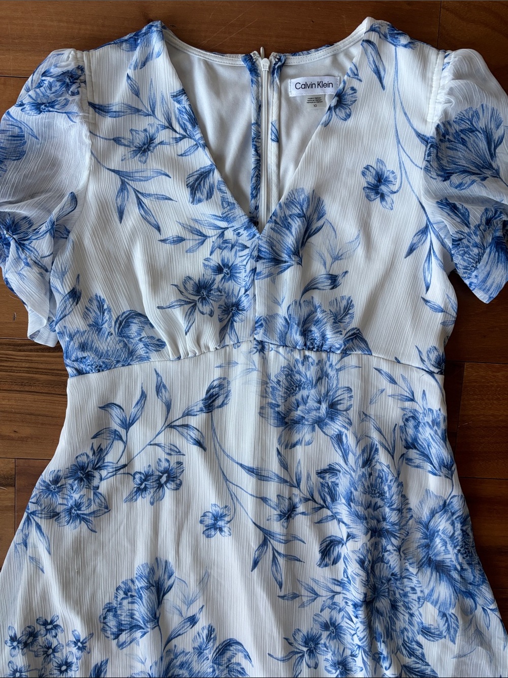 Calvin Klein chiffon dress - Picture 5 of 14